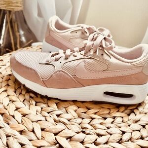 Nike Women's Air Max SC Shoes - Fossil Stone/Pink Oxford-rose Whisper
